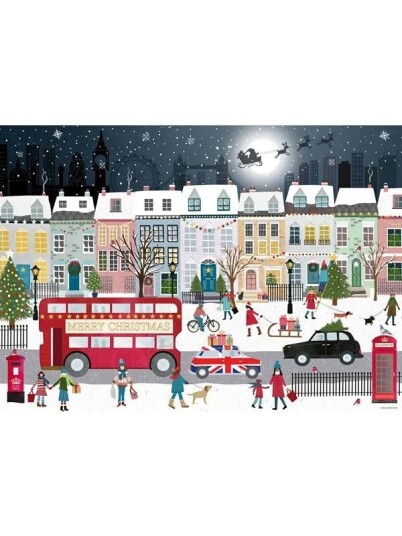 Ravensburger Londons Christmas Spirit 1000pc Ravensburger Londons Christmas Spirit 1000pc