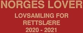 Norges lover: lovsamling for rettslære 2020-2021, Ny bok