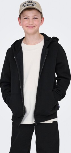 Only & Sons Jr Ceres Hettejakke med Glidelås Sort 134-140