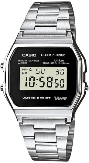 Casio Herreklokke A158WEA 1EF Collection Stål 36.8x33.2 mm