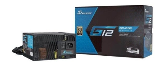 Seasonic G12 GC-650 Strømforsyning (PSU) - 650 Watt - 120 mm - 80 Plus Gold sertifisert Seasonic G12 GC-650 Strømforsyning (PSU) - 650 Watt - 120 mm - 80 Plus Gold sertifisert