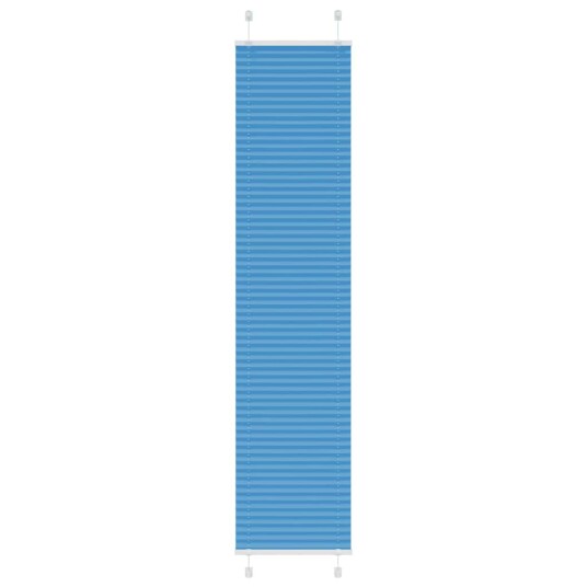 Plisségardin Blå 45x200 cm Stoff Bredde 44,4 Polyester