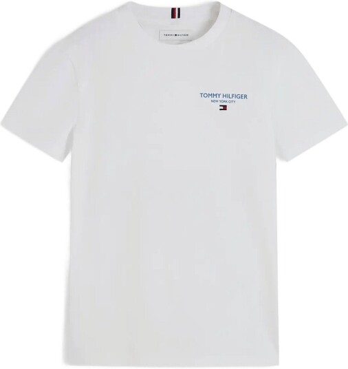 Tommy Hilfiger Essential Logo Tee Ss White 128 Tommy Hilfiger Essential Logo Tee Ss White 128