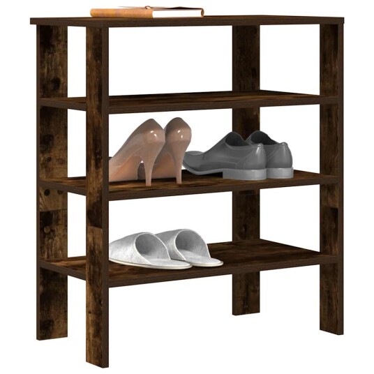 Skohylle røkt eik 61x32x70 cm konstruert tre 8721158648778