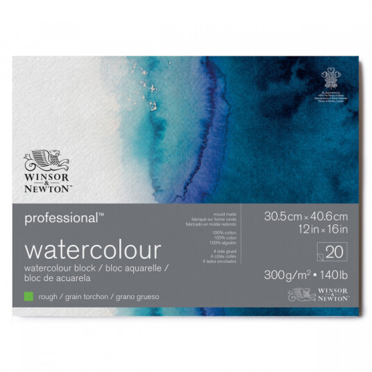 Winsor & Newton Professional Akvarellblokk Rough 31x41 cm 300g