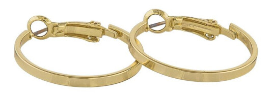 Snö Of Sweden Moe Ring Earring Plain Gold 25mm Snö Of Sweden Moe Ring Earring Plain Gold 25mm