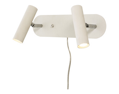 Aneta Lighting Artic Vegglampe dobbel IP20 Hvit 1726929-01-31 1673662-01-0