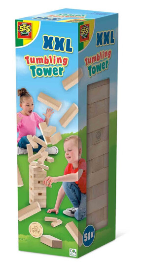 SES Creative Game Tumbling Tower XXL S02313