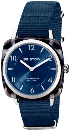 Briston Dameklokke 21536.SA.UB.33.NMB Chic Blå/Tekstil