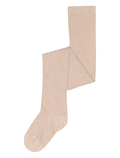 mp Denmark Glitter Tights Beige 98