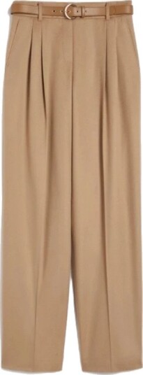 Max Mara Studio Dame Bukser Brun M, Max Mara Studio Dame Bukser Brun M,