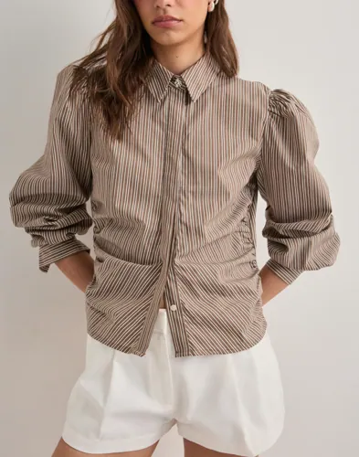 Neo Noir   Brun   Ritta Stripe Shirt