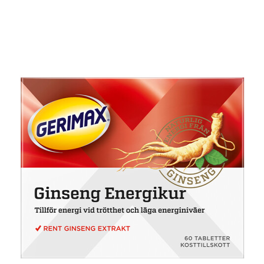 Ginseng Energikur, 60 tabletter