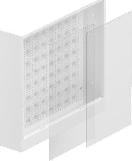 Uponor Aqua Plus 2054523 Fordelerskap 350 x 350 mm Dybde:108 mm