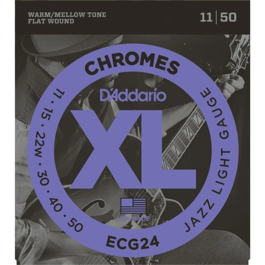 Daddario ECG24 Chromes Saitensatz für Jazzgitarre