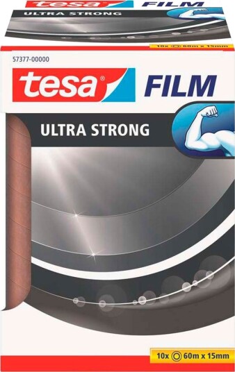 Tesa Ultra Strong tape 60 m x 15 mm 10 pakk