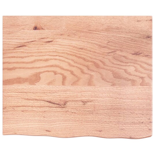Benkeplate til bad lysebrun 60x50x6 cm behandlet heltre Benkeplate til bad lysebrun 60x50x6 cm behandlet heltre