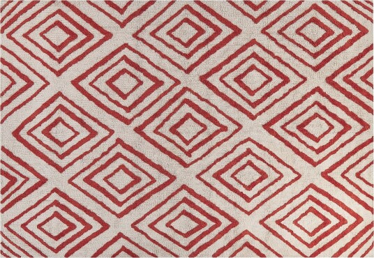 Haskoy Ryeteppe 160x230 cm - Svart/hvit