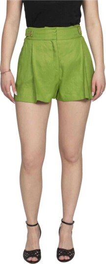 Elisabetta Franchi Dame Shorts Grønn S,