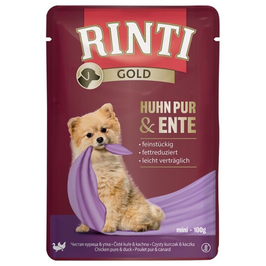 Rinti Gold 10 X 100 G Kylling Pure & And
