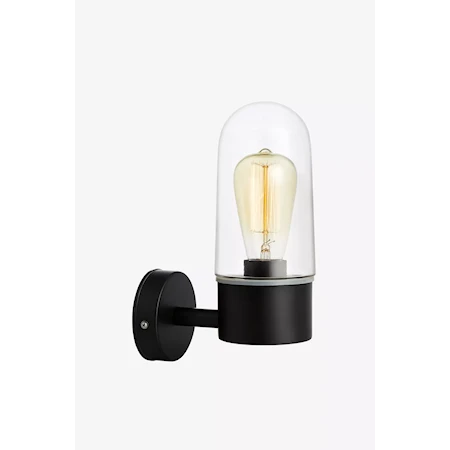 Markslöjd Zen Vegglampe 26 cm IP44 Svart/Klar glass 1612181-01-300 1577272-01-0 Markslöjd Zen Vegglampe 26 cm IP44 Svart/Klar glass 1612181-01-300 1577272-01-0