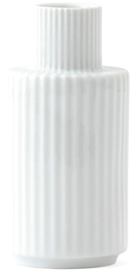 Lyngby Porcelæn Hvit Lysestake 11 cm Oppvaskmaskinvennlig
