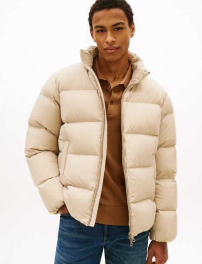 Tommy Hilfiger Down Stand Puffer Jkt Beige M