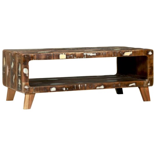 Kaffebord 90x50x35 cm Solid gjenvunnet tre