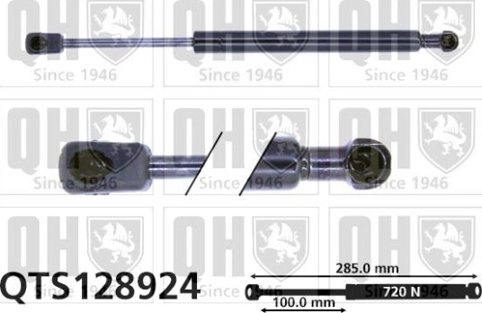 Gassfjær, motorpanser QUINTON HAZELL QTS128924