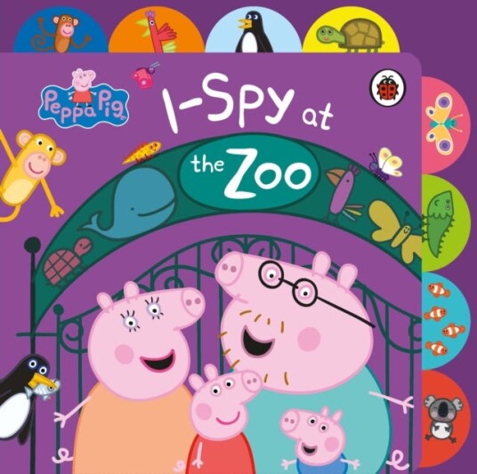 Peppa Pi I Spy at the Zoo Tabbed Board Book