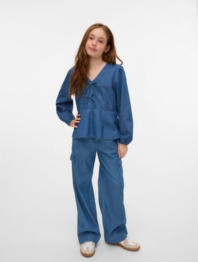 Vero Moda Girl Demi Topp Denim (134 / 9 år)