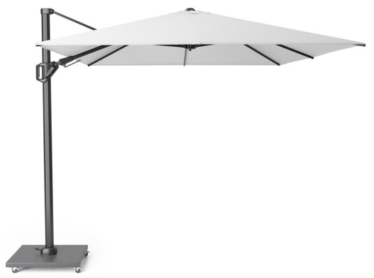 Platinum Challenger T2 parasoll Hvit/grå exkl. parasollfot 3,5 x 2,6 m Hvit