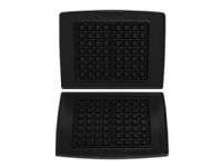 FRITEL 142351 4x7 - Tallerkensett for belgiske vafler - for grill, for vaffeljern - grå - for FRITEL CW 2435  Family CW 2425, CW 2428, CW 2438, CW 2448, CW 2458