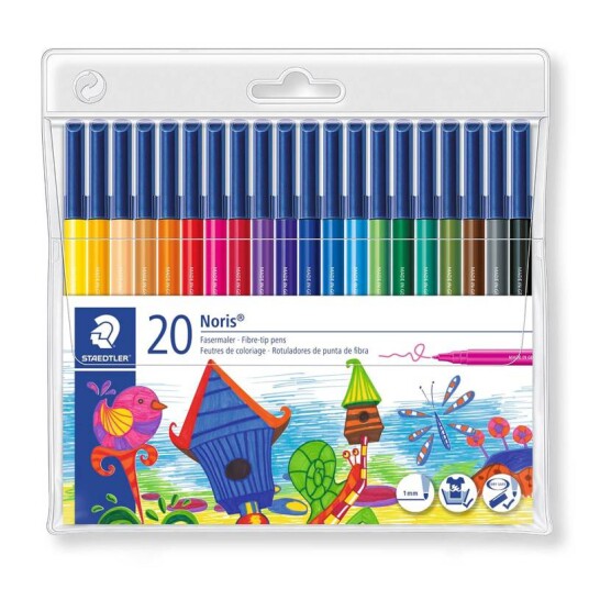Staedtler Noris Club Fargetusjer 1mm tusjer 20 stk.