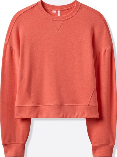Travis Mathew Wmns Cloud Terry Crew Golfgenser dame Heather Porcelain Ro Large