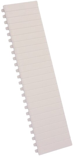 Cenika Avdekking DIN-Skinne Sikringsskap 21cm Hvit