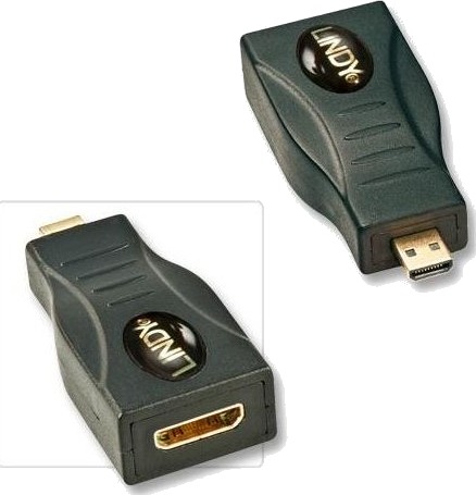 Lindy Adapter Hdmi Mini/Micro Hdmi Hdmi Micro Svart