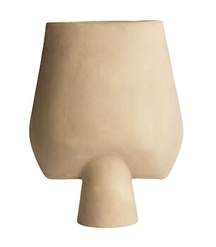 Sphere Kvadratisk Vase Stor - Sand Sphere Kvadratisk Vase Stor - Sand