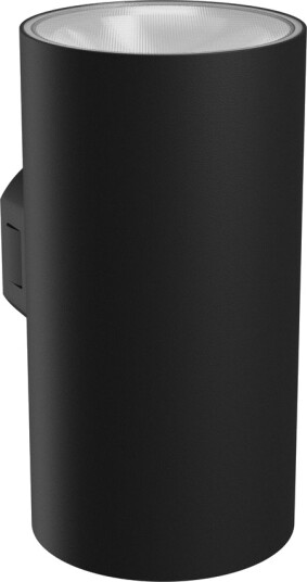 Spectrum 18W Torre opp/ned vegglampe   IP54 utendørs Rund CCT 3 lysfarger sort inkl. lyskilde   Dimbar : Ikke dimbar Kulør : CCT Varm til Kald Hvit