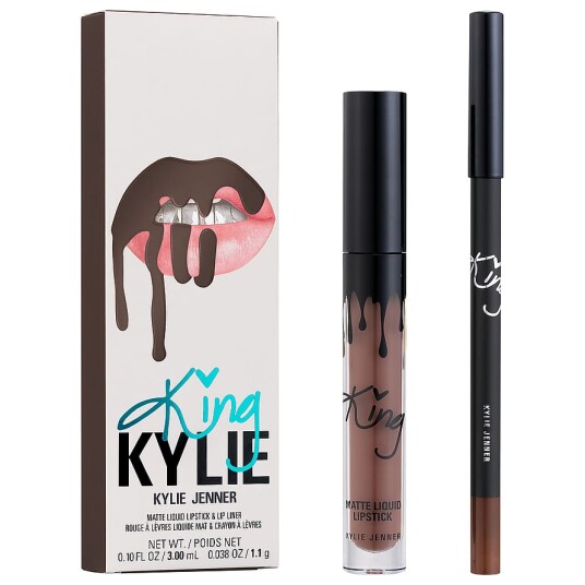 King Kylie Matte Liquid Lipstick & Lip Liner True Brown K King Kylie Matte Liquid Lipstick & Lip Liner True Brown K