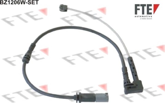 Slitekontakt bremsekloss FTE 9410148 Slitekontakt bremsekloss FTE 9410148