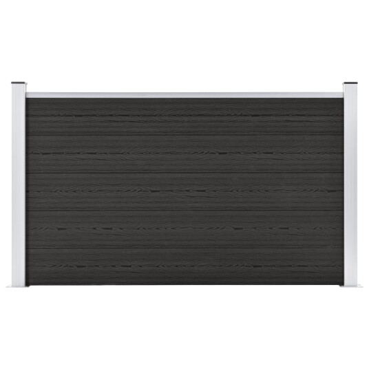 vidaXL Hagegjerde WPC 180x105 cm grå