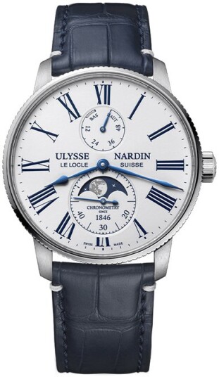 Ulysse Nardin Herreklokke 1193 310LE 0A 175 1A Torpilleur Hvit/Lær Ulysse Nardin Herreklokke 1193 310LE 0A 175 1A Torpilleur Hvit/Lær