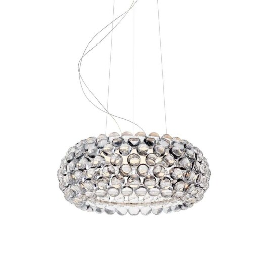 Foscarini Caboche Plus Media LED Pendel Transparent