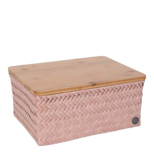 Handed By Top Fit stor oppbevaringskurv m/lokk 31x23x15 cm copper blush Handed By Top Fit stor oppbevaringskurv m/lokk 31x23x15 cm copper blush