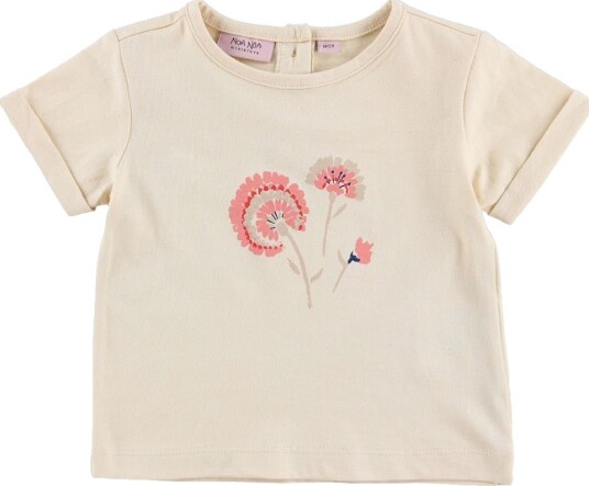 Noa Noa miniature T skjorte Krem m. Blomster Noa Noa miniature 6 md T skjorte Hvit 62 Noa Noa miniature T skjorte Krem m. Blomster Noa Noa miniature 6 md T skjorte Hvit 62