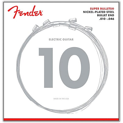 Fender 3250 R 10-46 Bullet Elektrisk gitar strenger Fender 3250 R 10-46 Bullet Elektrisk gitar strenger