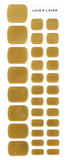 Love'n Layer Metallic Toe Shiny Gold Love'n Layer Metallic Toe Shiny Gold