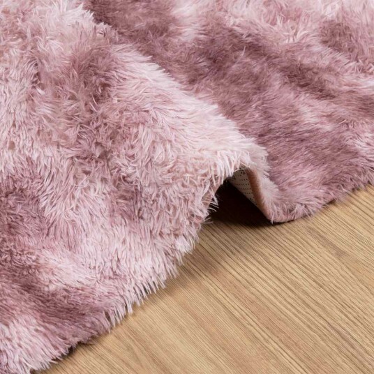 Flossteppe med lang luv NAVARRA støvet rosa 130x200cm polyester 8721158558190