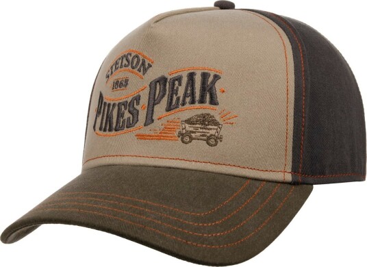 Stetson Pikes Peak Cap Blue/Olive OSFA Stetson Pikes Peak Cap Blue/Olive OSFA